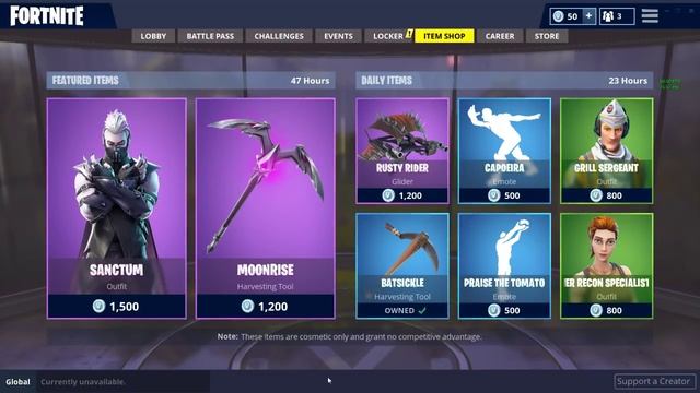 SANCTUM SKIN & MOONRISE PICKAXE! (Fortnite Item Shop October 18th) смотреть онлайн
