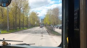 Пермь | Автобусный маршрут 72 | ТРЦ Планета — ЦУМ | Автобус Volgabus 5270.G2 (CNG) | Снято 02.05.24