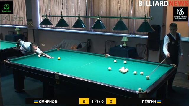 Кубок БК "Вертикаль". Стол 1. Юрій Смірнов - Максим Птягін смотреть онлайн