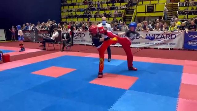 WAKO WIZARD OPEN 2021 light-contact-47 kg girls смотреть онлайн
