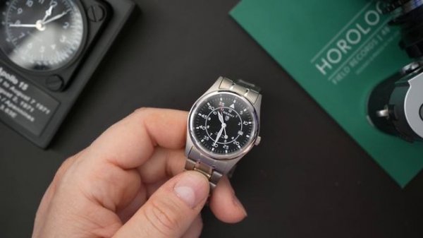$50 - Cheapest full Titanium watch Ever? Berny Titanium Field Pilot watch in 37mm