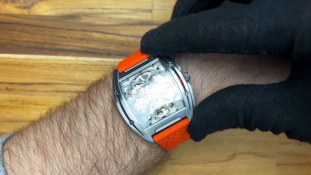 CIGA Design Z Series TITANIUM Orange. #CIGA Design #Mechanical Watch