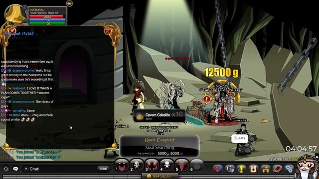AQW - CHANCE YOUTUBE STREAM CRASHES GOTO TWITCH.TV/TRISP смотреть онлайн