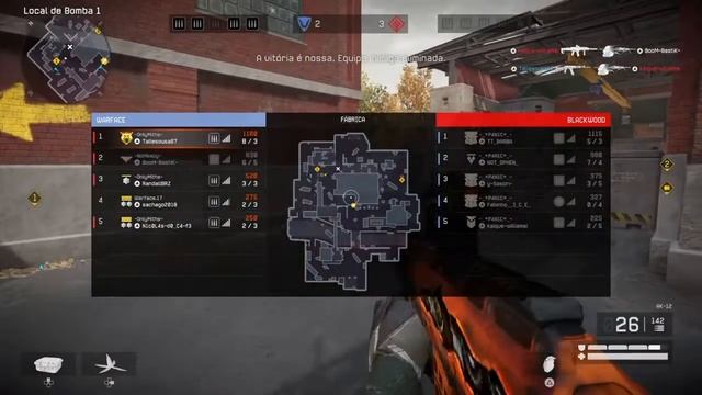 Warface Ps4 - Rankeada aquela partida quase perfeita [AK-12] смотреть онлайн