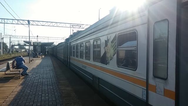 ЭД4М-0487 ЦППК Перекраска Наше Подмосковье На станции Толстопальцево Видео 17 авг. 2021 г. смотреть онлайн