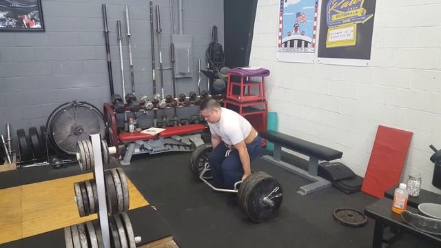 530 Deadlift Trap bar RAW @196lbs смотреть онлайн