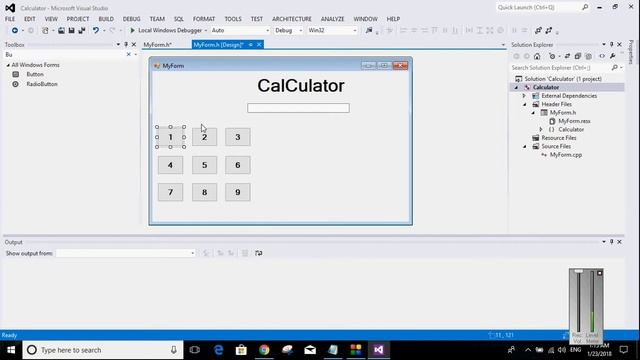 How to make Calculator in C++ Windows Form Based смотреть онлайн