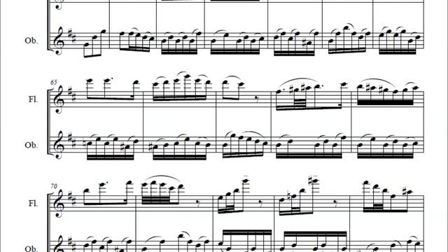 Sonata No. 5 In G For Flute & Oboe (2020)