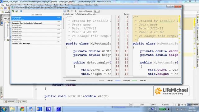 IntelliJ Local History Comparison смотреть онлайн