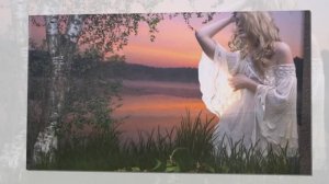 Ядвига Поплавская, Александр Тиханович -Спускается над озером закат