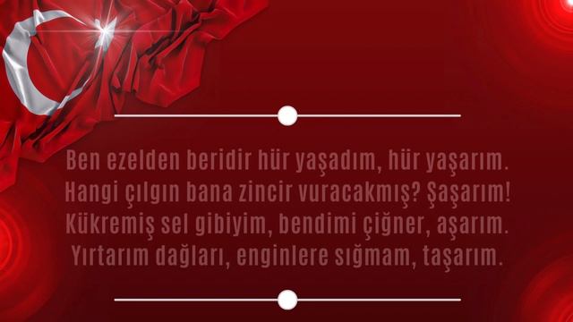 İSTİKLAL MARŞI 3. ve 4. KITA EZBERLEMEK İÇİN TEKRARLI смотреть онлайн