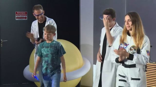 DLR-Raumfahrt-Show - Eine Gedankenreise zum Mond - Kinder-Uni Rostock 04.09.2019 смотреть онлайн
