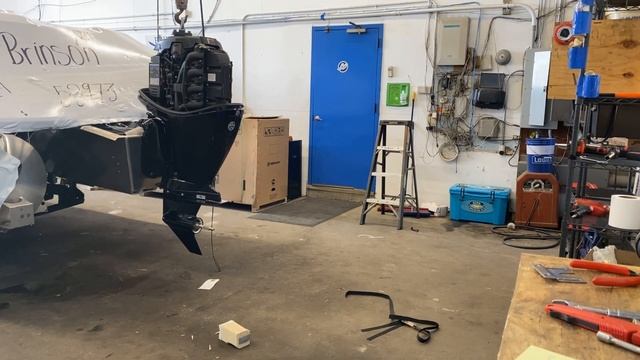 Mounting Of 150 Horsepower Mercury Outboard