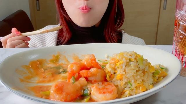 ぷりっぷりブラックタイガーでエビチリつくって食べた【咀嚼音・ASMR】 смотреть онлайн