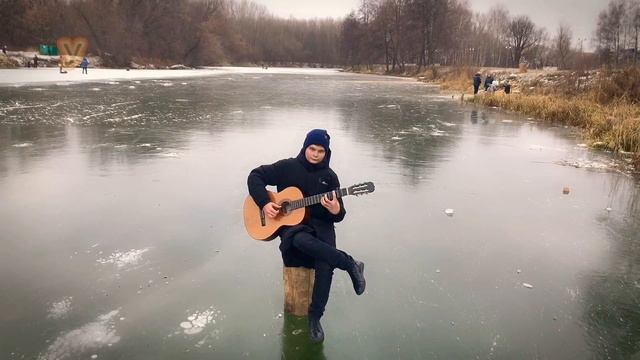 Снова я напиваюсь на гитаре (cover)