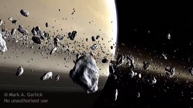 Close Up Inside The Rings Of Saturn 2010