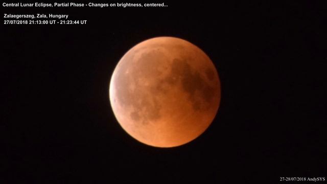 2018.07.27-28. Central Lunar Eclipse From Zalaegerszeg, Zala, Hungary смотреть онлайн