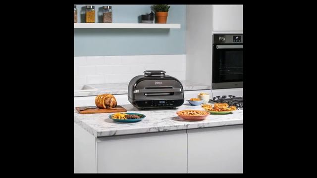 Ninja AG551EU Foodi Grill Max Heißluftfritteuse verschiedene Garstufen bis 260°C смотреть онлайн