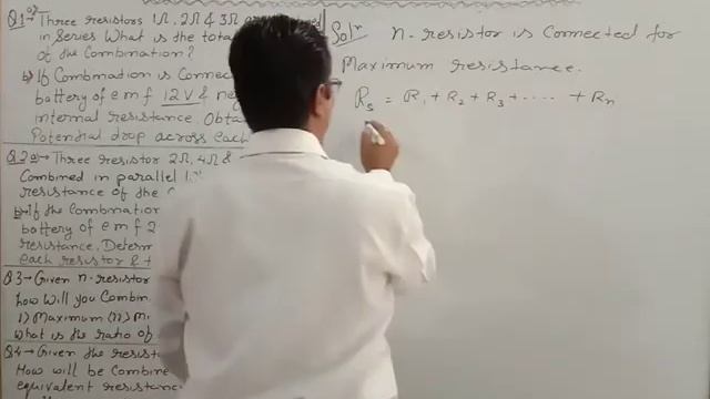PART-1-NUMERICALS ON COMBINATION OF RESISTORS (SERIES & PARALLEL) 78th VIDEO BY SHREE PRAVEEN JEE смотреть онлайн