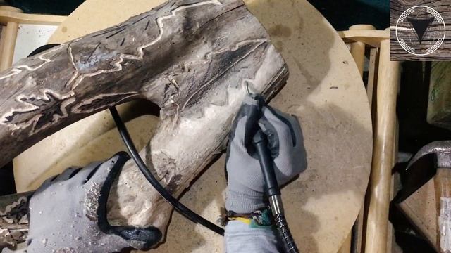 Creative power carving sculpture [Dremel tool] смотреть онлайн