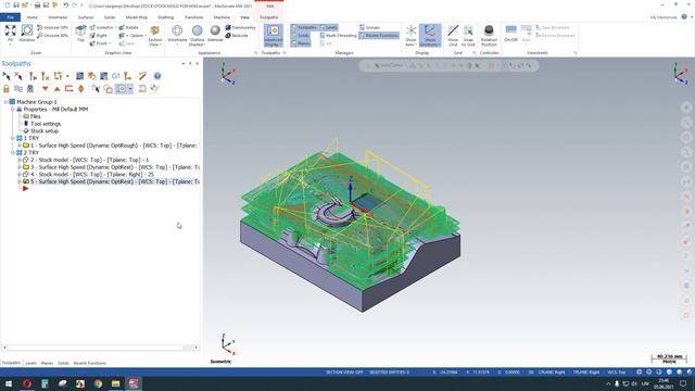 -ДОПОЛНЕНИЕ- Создание заготовки в MasterCAM 2021 смотреть онлайн