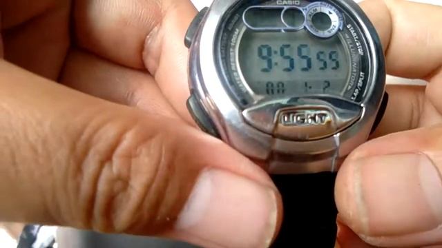 วิธีตั้งเวลา Casio W752