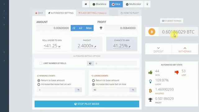 Bitsler script 1 BTC in 12 hours (New 2017) смотреть онлайн