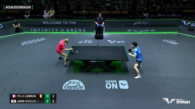 FULL MATCH | Felix Lebrun Vs Jang Woojin | MS QF | #SaudiSmash 2024