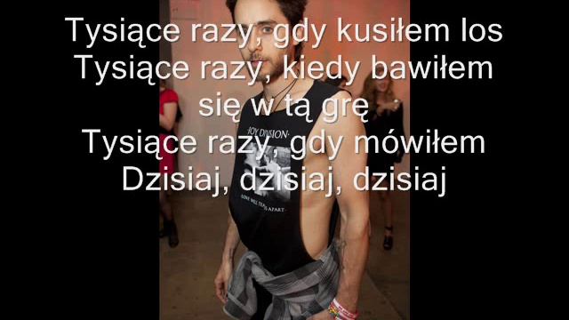 30 seconds to mars up in the air TŁUMACZENIE PL смотреть онлайн