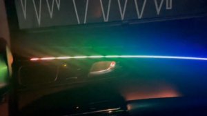 Kia Quoris (Киа Кворис) установлена динамическая подсветка салона, замена штатной подсветки.