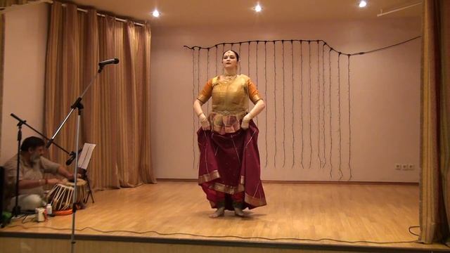 Indian classical dance style Kathak - Rare Taal of 15 beats Pancham Sawari смотреть онлайн