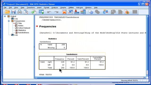 2 by 1 Contingency Table Analysis - SPSS (Pearson Chi-Square) смотреть онлайн