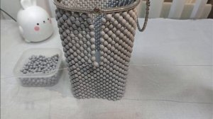 Сумка из бусин на фермуаре,мини-блог!