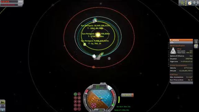 KSP 1.0.5 Полет на EVE и обратно. (6684т) без дозавправок и пересадок. Без модов. Сток. смотреть онлайн
