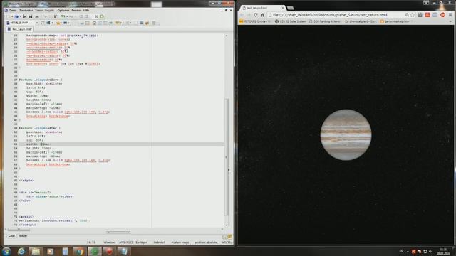 WichtigesWebWissen - Planet Saturn mit CSS3 und HTML [Deutsch] смотреть онлайн