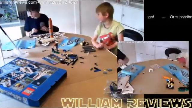 WilliamReviews.com - Lego 60080 - Lego City - Spaceport Time Lapse