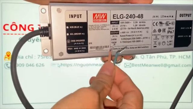 ELG-240-48 bộ nguồn MEANWELL IP67/IP65 - ONELED смотреть онлайн