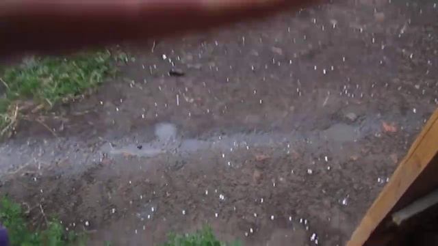 Немножко о погоде. 19.05.14 град в Новомосковске смотреть онлайн