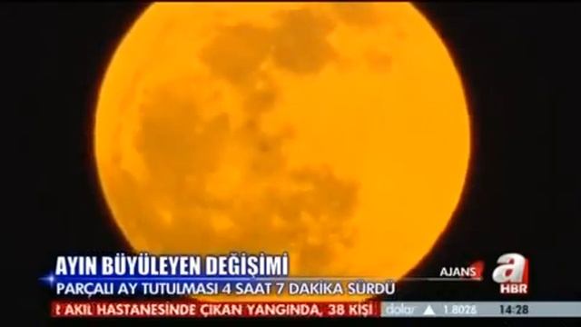 2013'ün İlk Ay Tutulmasi Gerçekleştİ смотреть онлайн