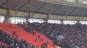 Спартак-Зенит беспорядки на трибунах