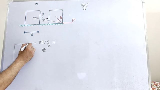 Rotation of Rigid bodies 24, Cube hits an obstacle problem. смотреть онлайн