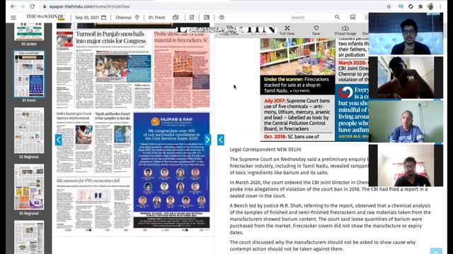 30 September 2021- The Indian Express Newspaper Analysis by Mayur Mogre смотреть онлайн