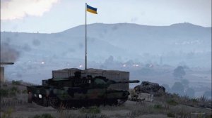 Leopard 2A6 with Ukrainian Armed Forces Advanced across the Dnepr River on the South | ARMA3