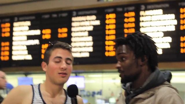 Bro brings Spring Break to Penn Station смотреть онлайн