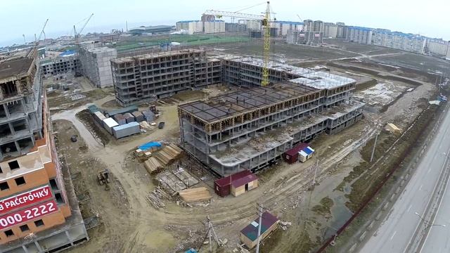 ЖК Спорт-Сити, ЖК Спортивный с воздуха (14.02.2015) смотреть онлайн