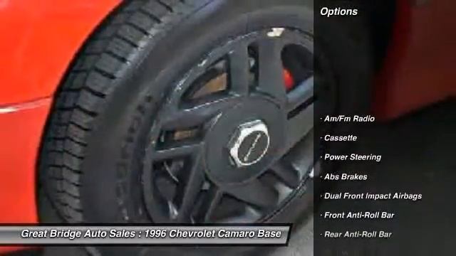 1996 Chevrolet Camaro Base Chesapeake VA 23320 смотреть онлайн