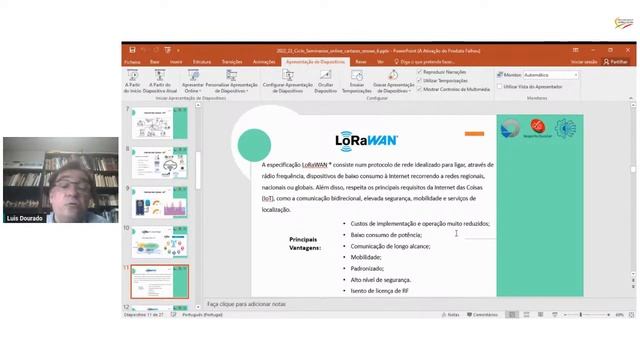 6.º Seminário Online - "Sistema Lora e georreferenciação – um projeto desenvolvido em contexto CPR" смотреть онлайн