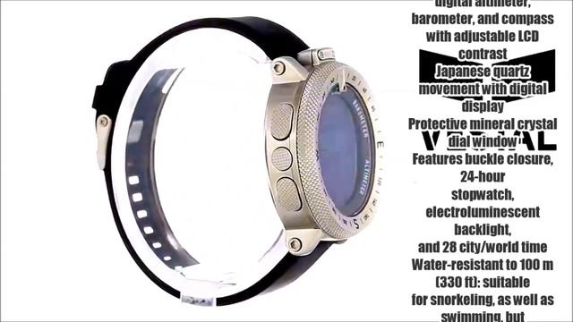 Men's GDEDP01 The Guide Stainless Steel Digital Black Watch смотреть онлайн