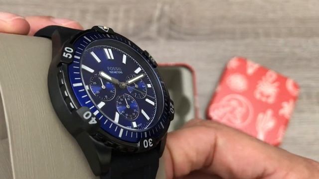 Fossil Garrett Chronograph Black Silicon Men’s Watch FS5695 (Unboxing) @UnboxWatches смотреть онлайн