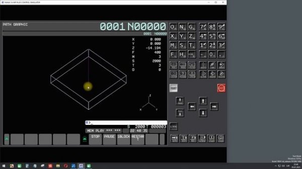 Симулятор УЧПУ Fanuc 0i-MF Plus - Выбор инструмента
